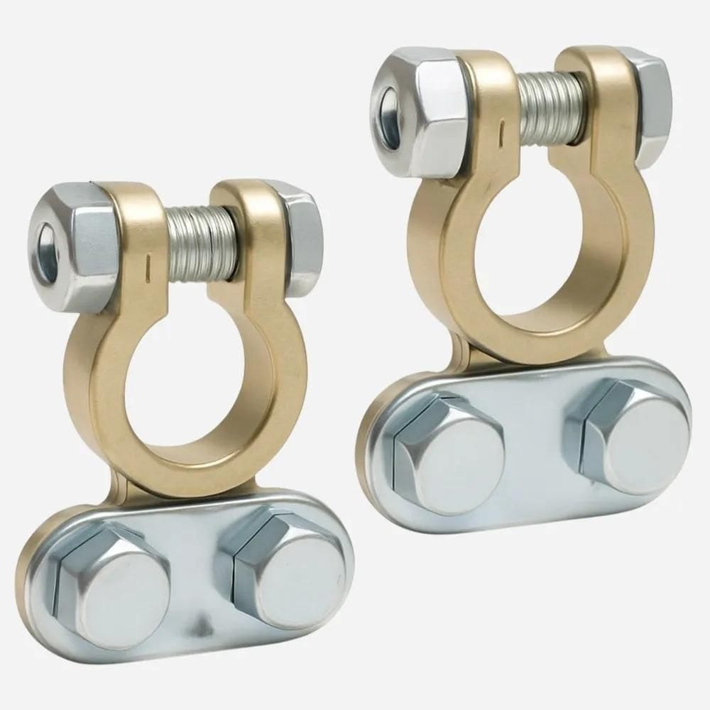 2X Kit 2 Terminal Bateria Universal Sapão Reforçado Universa