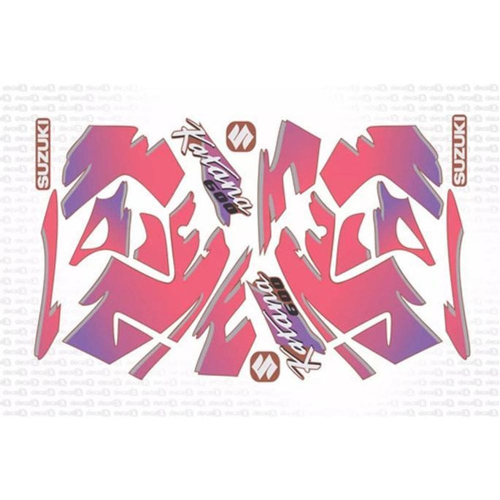 Kit Adesivos Compatível Suzuki Gsx 600 1992 Katana Ktn092