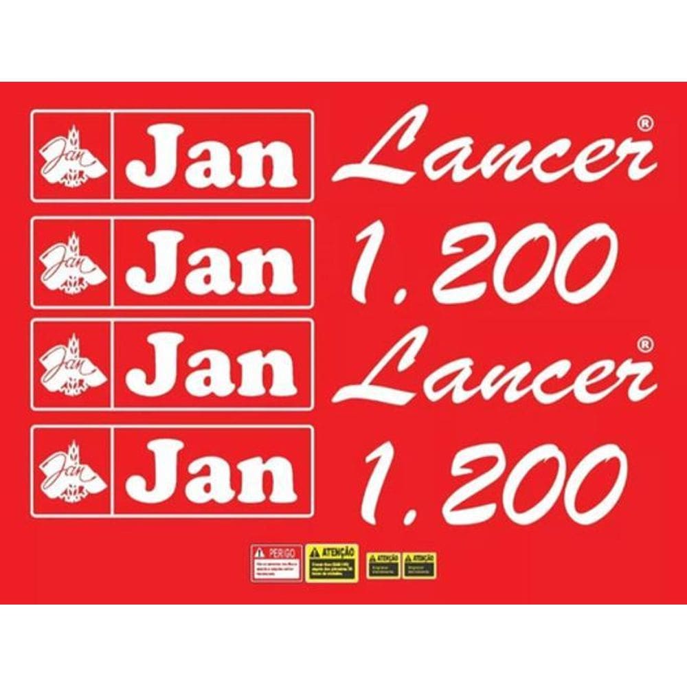 Kit Adesivos Jan Lancer 1.200