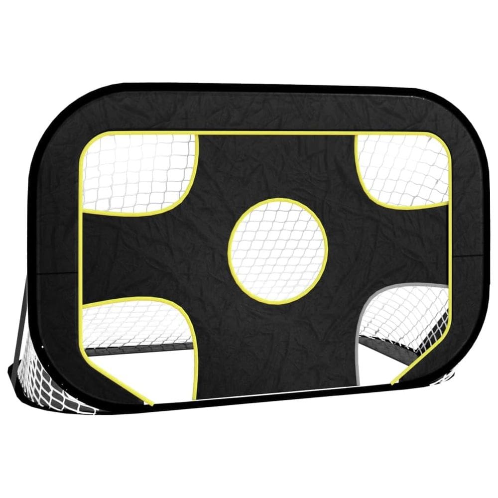 Rede de gol de futebol VidaXL resistente com alvo 47,2 x 31,5 x 31,5 cm