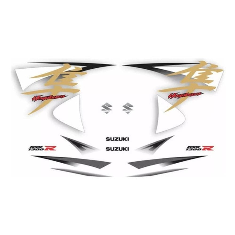 Kit Adesivo Compatível Hayabusa Gsx 1300R 2014 Branca