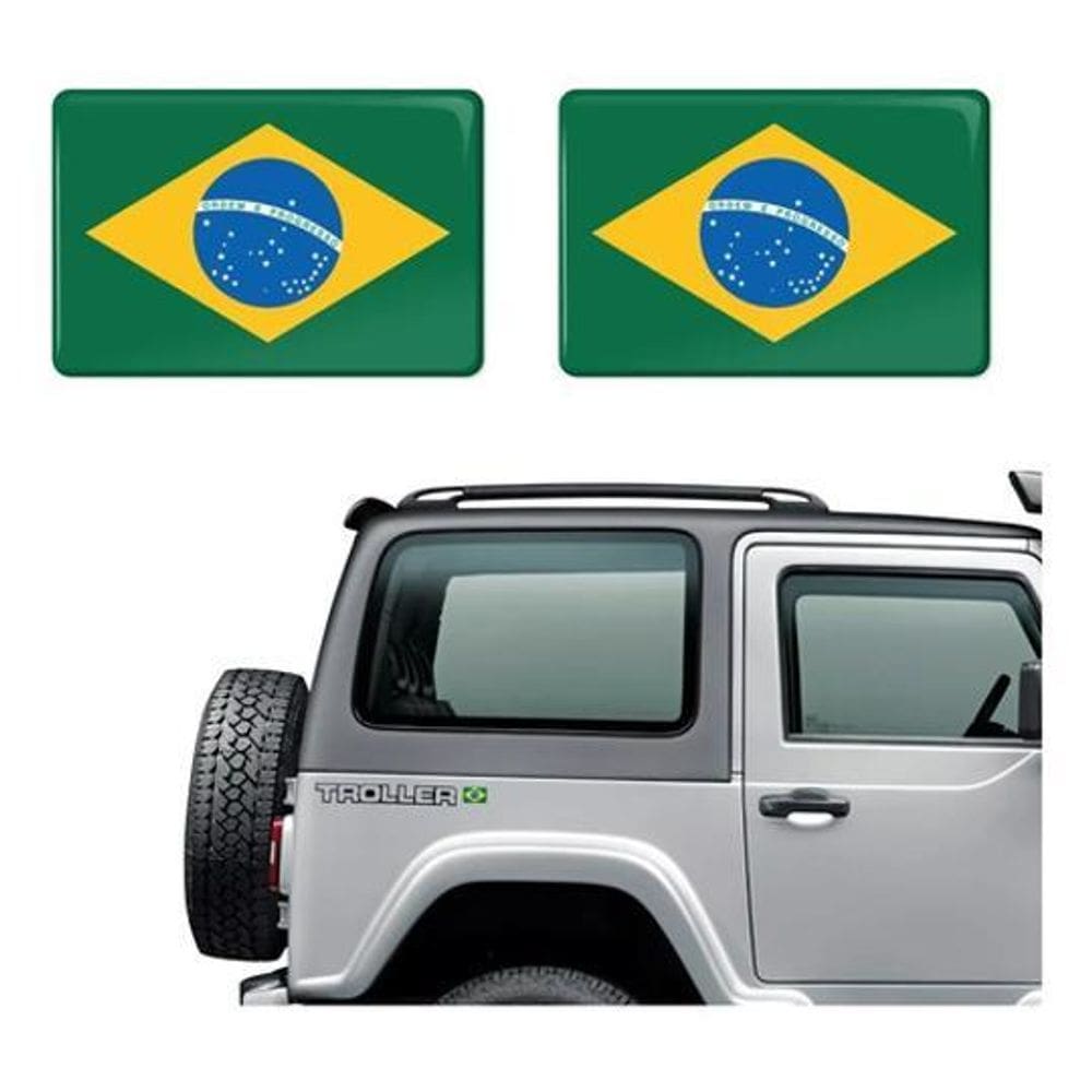 Par Adesivo Resinado Bandeira Troller 2004 15