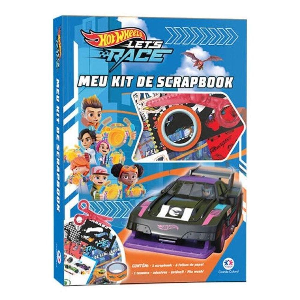 Hot Wheels - Meu Kit De Scrapbook