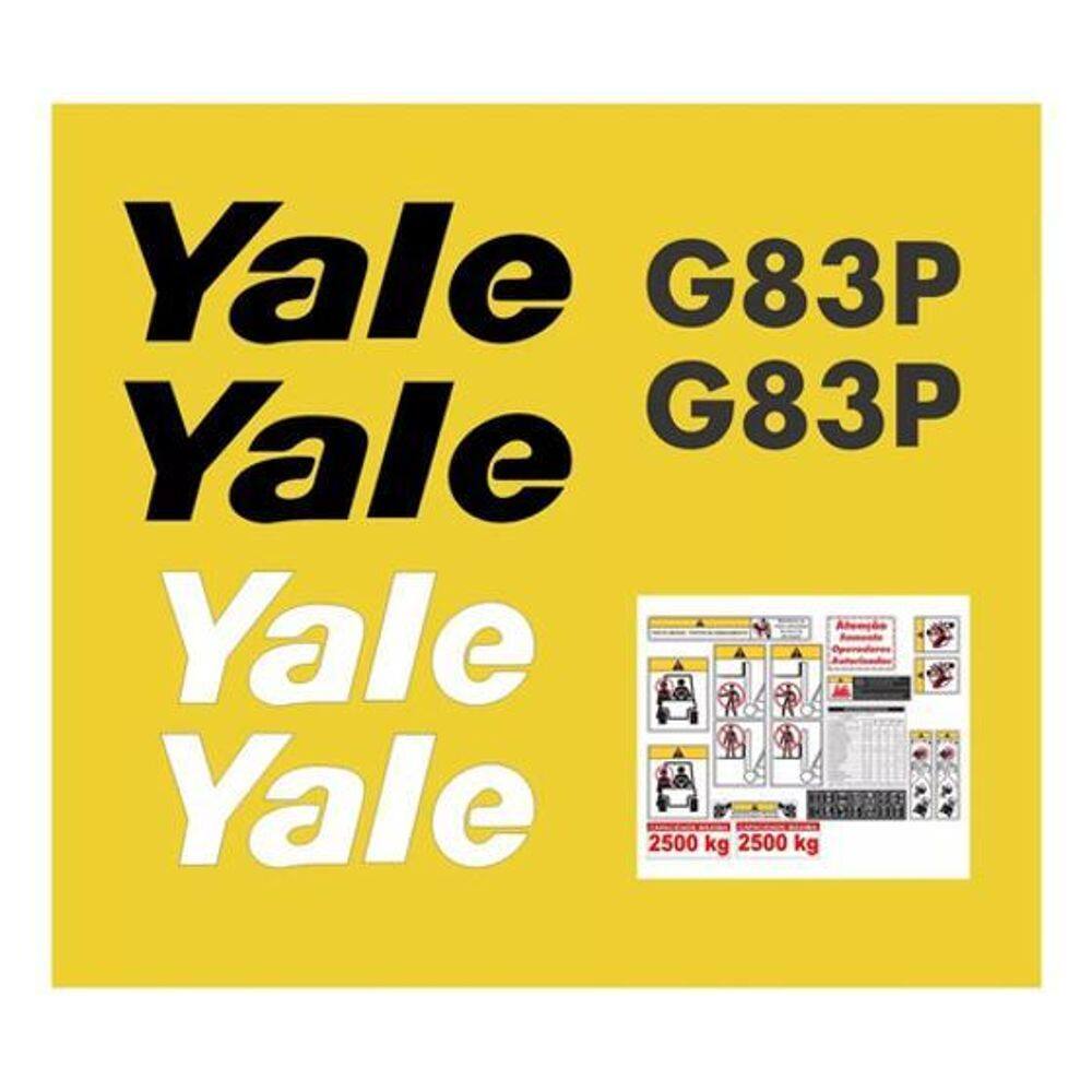Kit Adesivos Yale G83P  2500 Kg