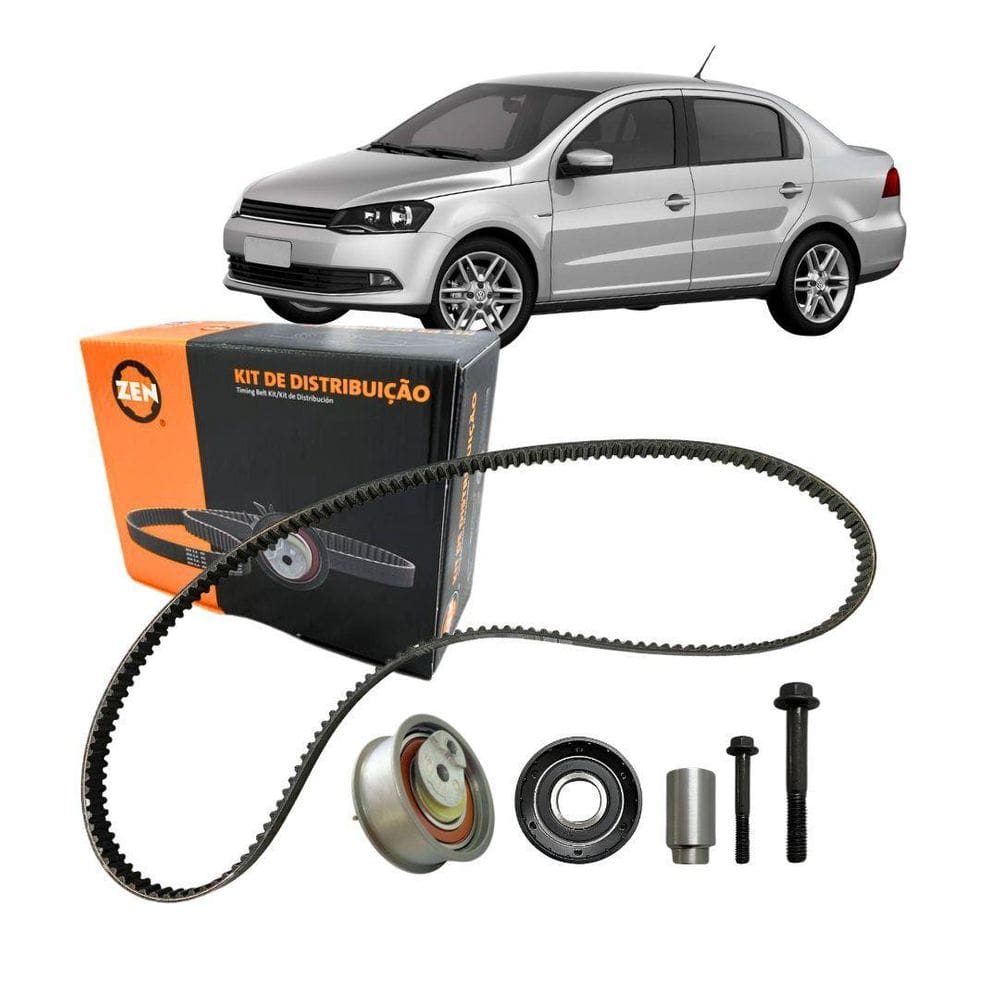 Kit Polia Tensor Correia Dentada Para Voyage 1.0 Após 2016