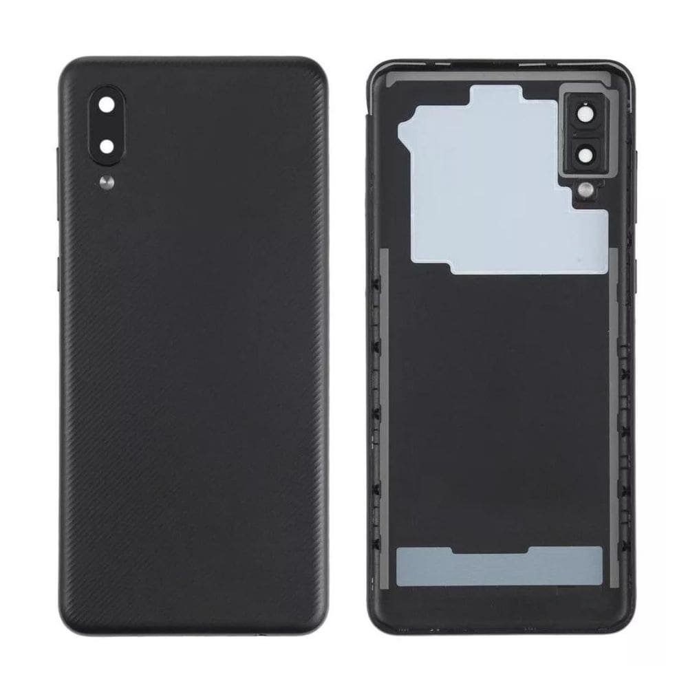 Tampa Traseira Compatível Com Celular A02 A022 - Cor Preta