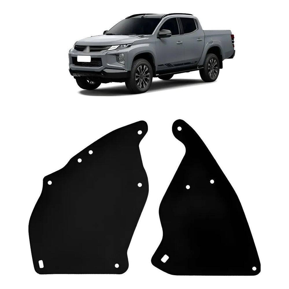 Kit Guarda Pó L200 Triton Sport Caixa Roda Diant. Ld/Le 2017