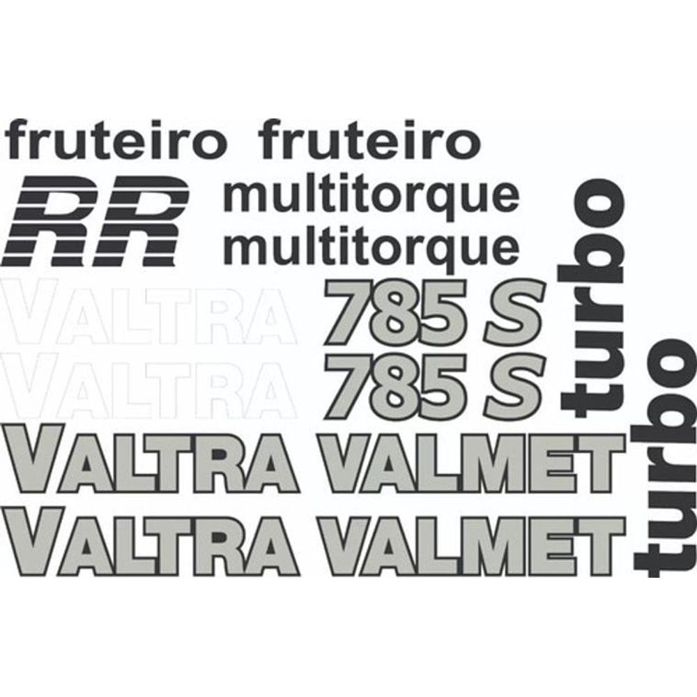 Kit Adesivos Valtra Valmet 785 S Fruteiro Rr Multitorque