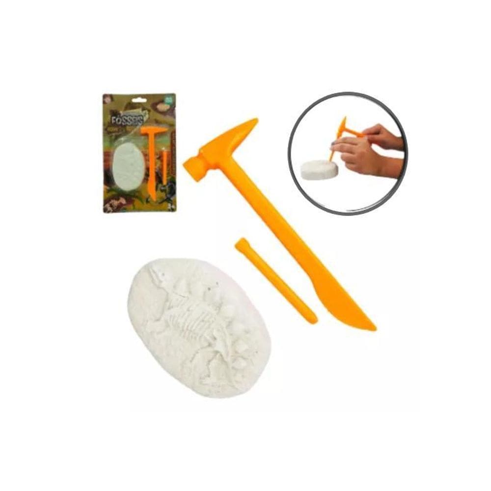 Brinquedo Kit De Escavação Arqueológico Infantil Dinossauro