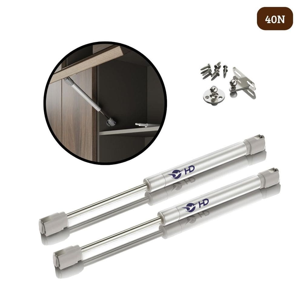 Kit 20 Pistão À Gás Com Amortecedor Para Armário Cozinha 40N