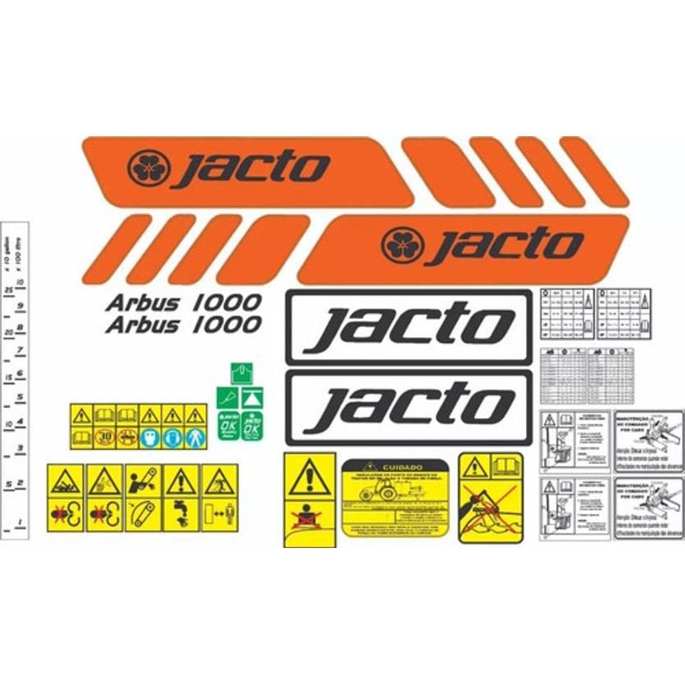 Kit Adesivos - Jacto Arbus 1000
