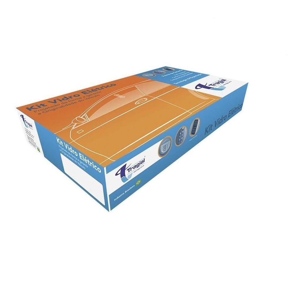 Kit Vidro Elétrico Tragial Gol Voyage G6 4 Portas Dianteiro