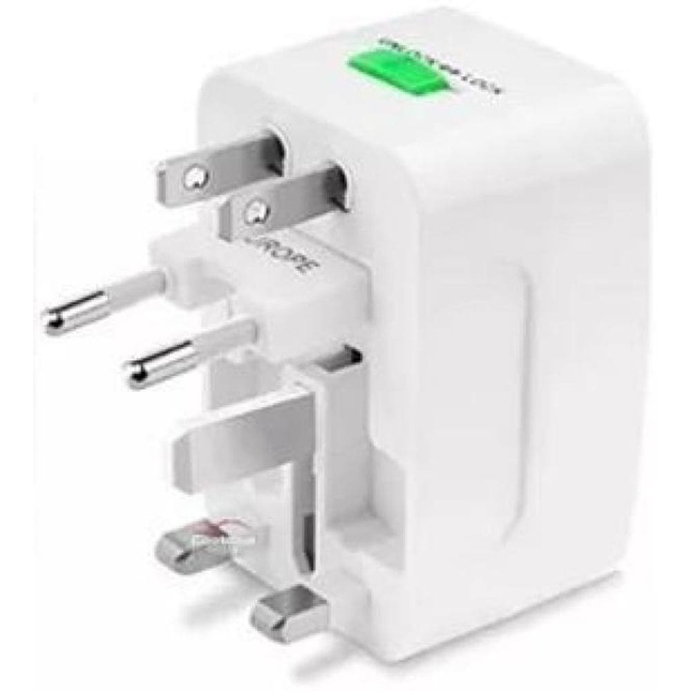 3 Adaptadores Tomada Europeu Universal Argentina México Eua