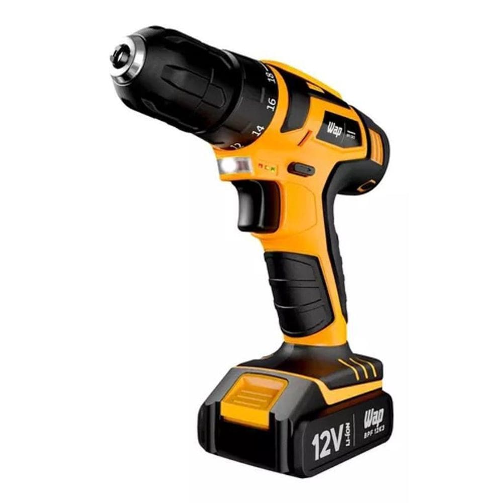 Parafusadeira Furadeira Maleta Sem Fio 12V Iwfp-012A