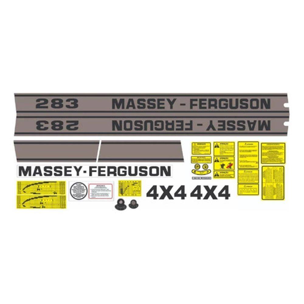 Kit Adesivos Massey Ferguson 283  4X4