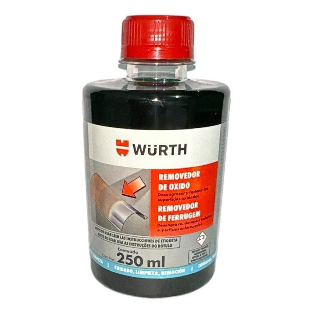 2X Removedor De Ferrugem Limpa Ferrugem E Oxidação Wurth 250
