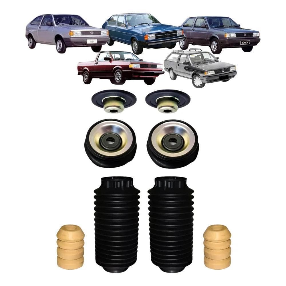 2X Coxim Amortecedor Gol G1 Saveiro Voyage Quadrado 1980 A 1