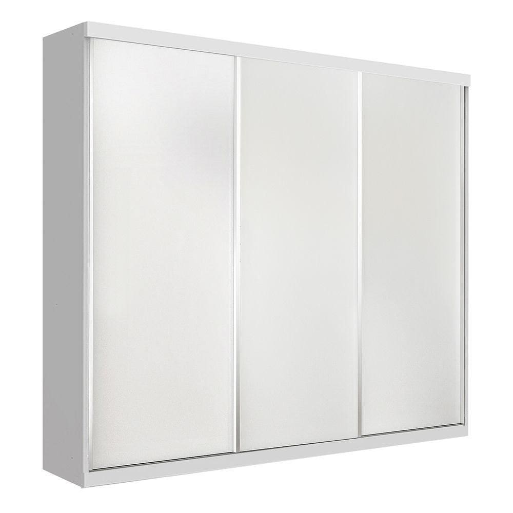 Guarda Roupa Casal 3 Portas 4 Gavetas De Correr Itália Minastex Branco