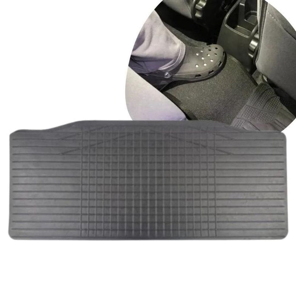 Tapete Borracha Do Túnel Universal Preto