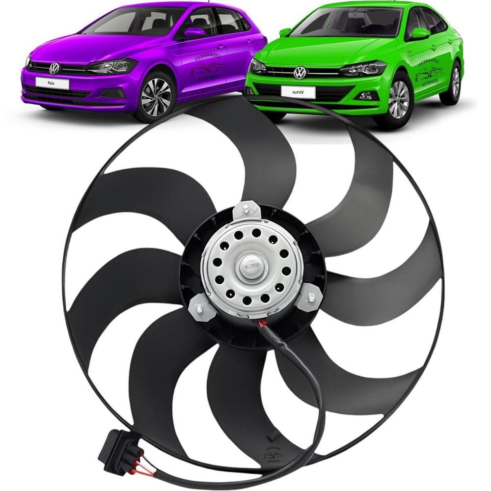 Eletroventilador Ventoinha Vw Virtus Polo 1.6 Msi