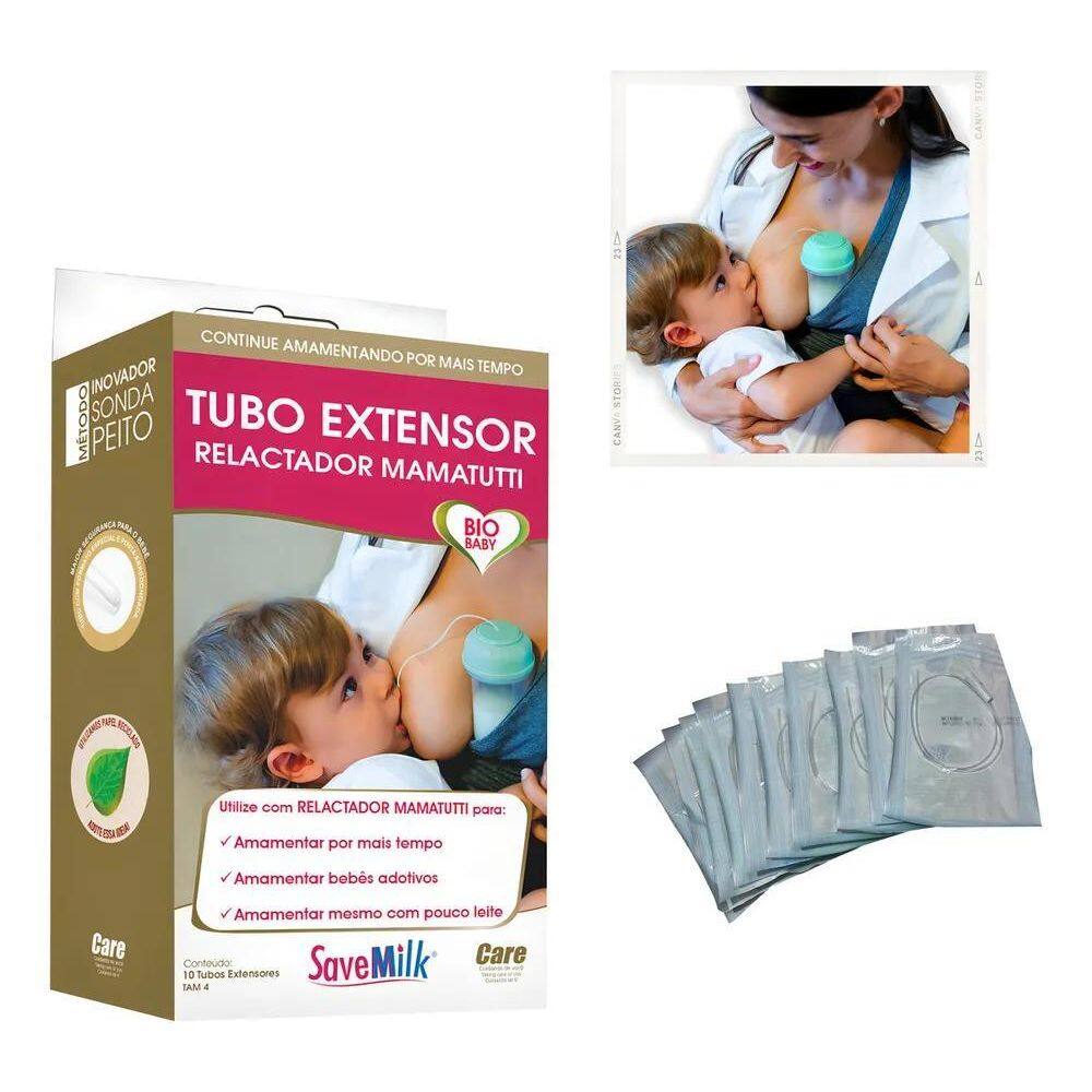 2X 10 Sondas Tubo Extensor Granel P Relactação E Suplementaç