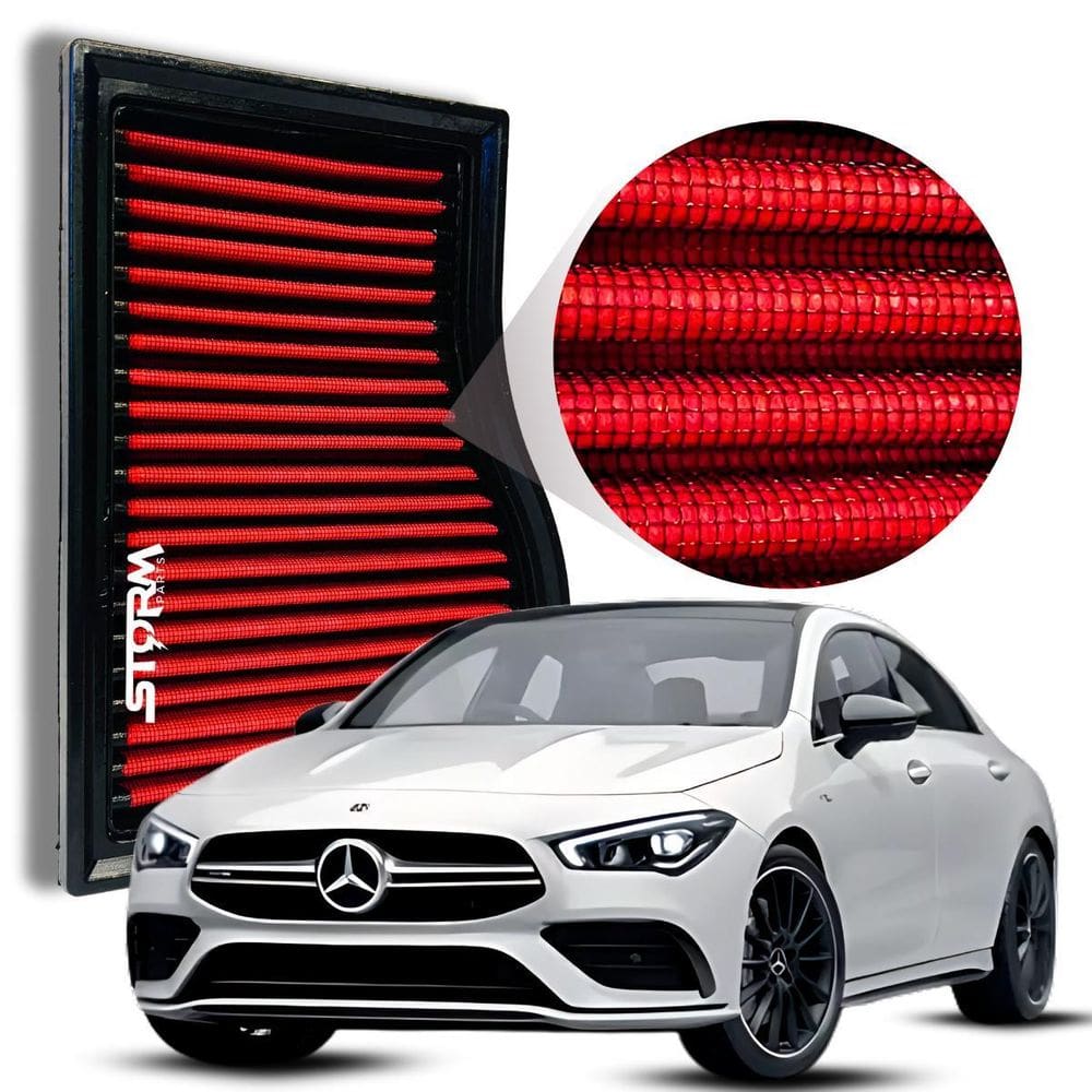 Filtro Ar Esportivo Mercedes Bens Cla Sedan Motor 1.3 Turbo