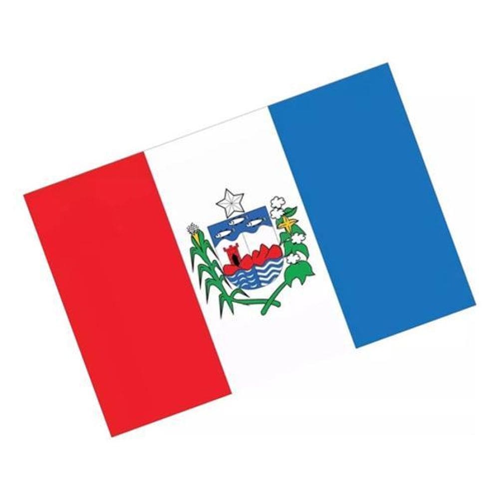 Adesivo Bandeira Alagoas Resinado 4X6Cm Bd19