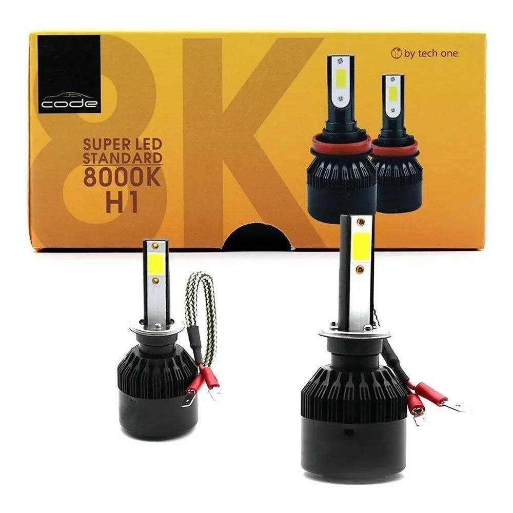 2X Super Led Tech One 3.000 Lumens H1 H3 H4 H7 H11 Hb4 H13 H