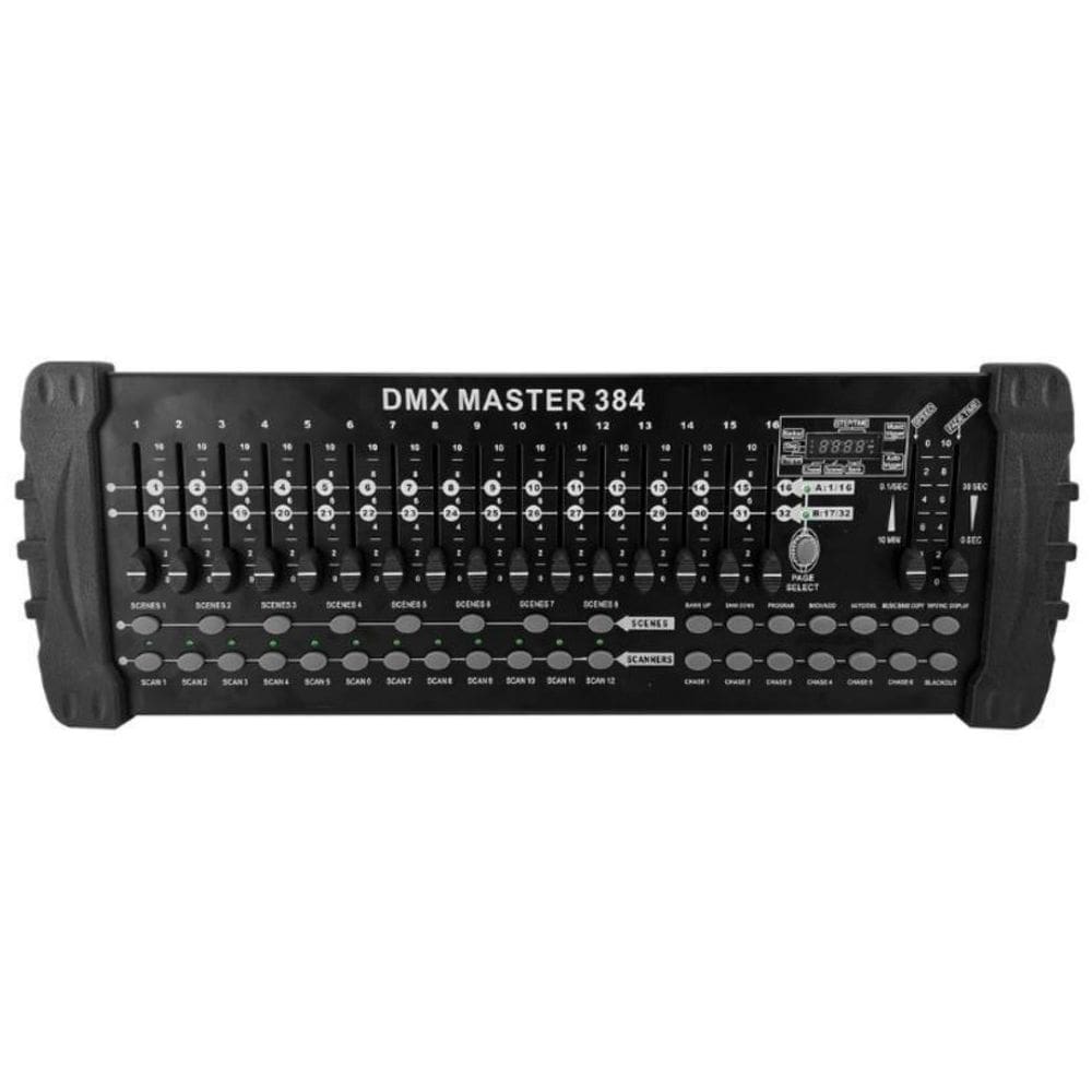 Kit 04 Par Led 6In + Mesa Controladora + Maquina De Fumaça