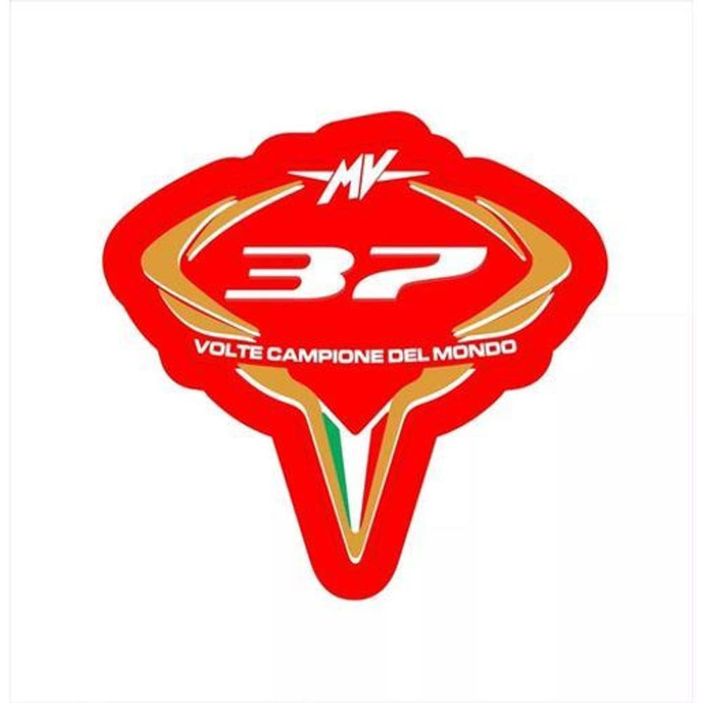 Adesivo Compatível Mv Agusta F4 37 Italia Comemorativo Ag004