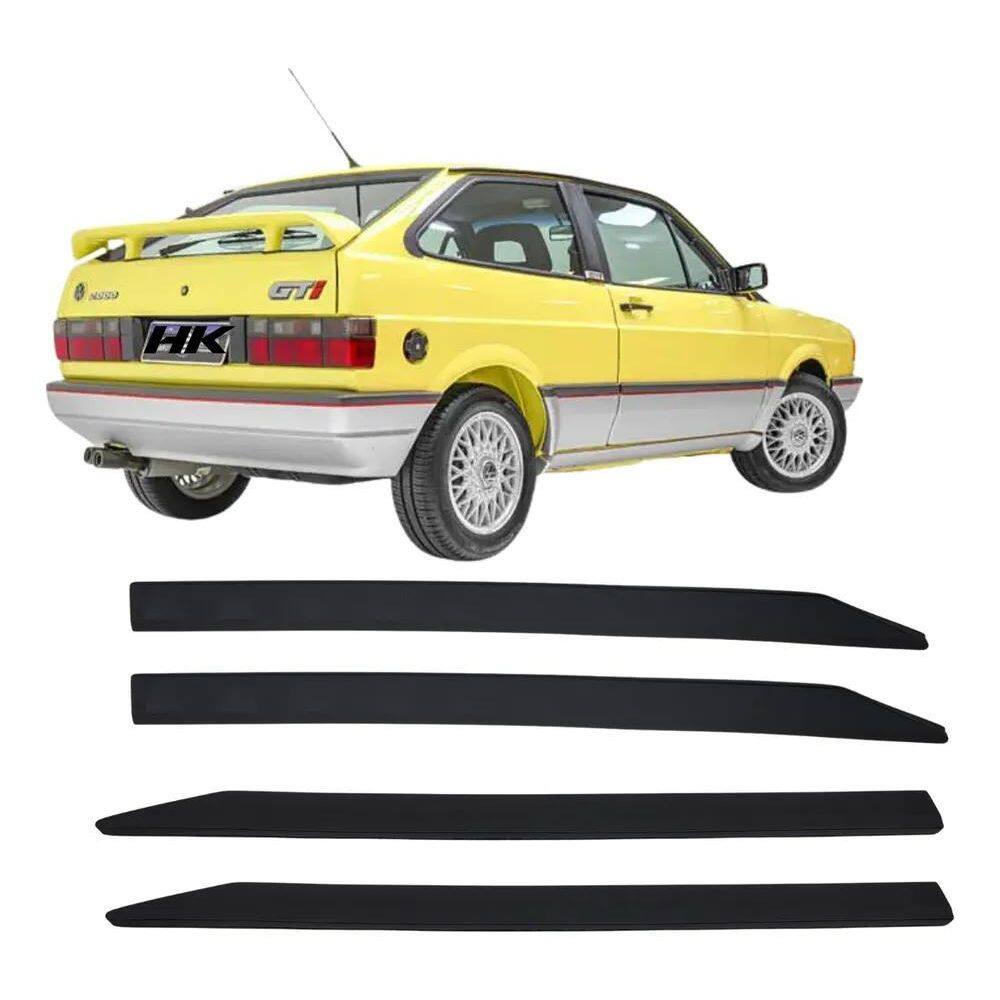 2X Arremate Parachoque Gol Quadrado Kit 4 Peças