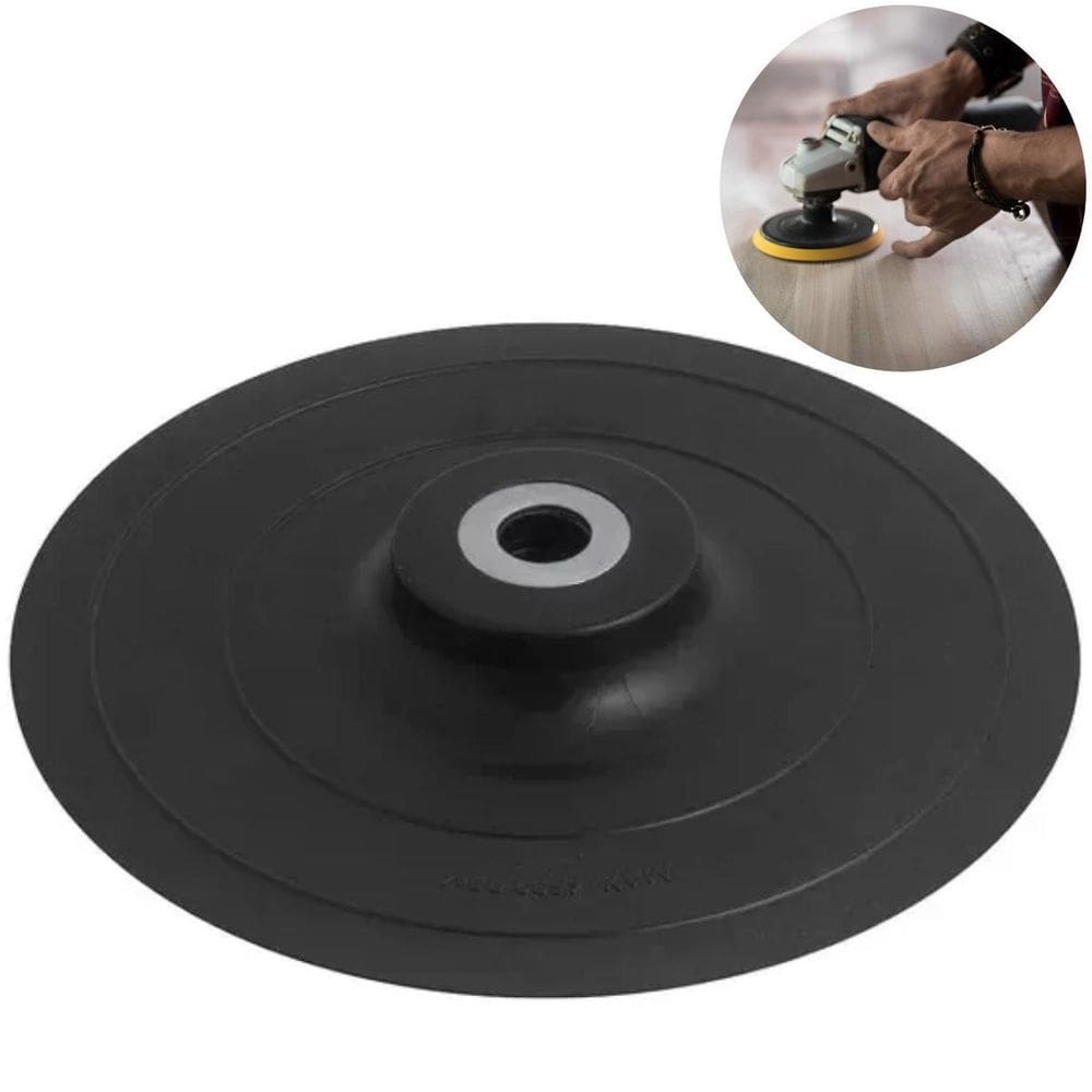 Suporte De Borracha Para Disco De Lixa Boina 115Mm