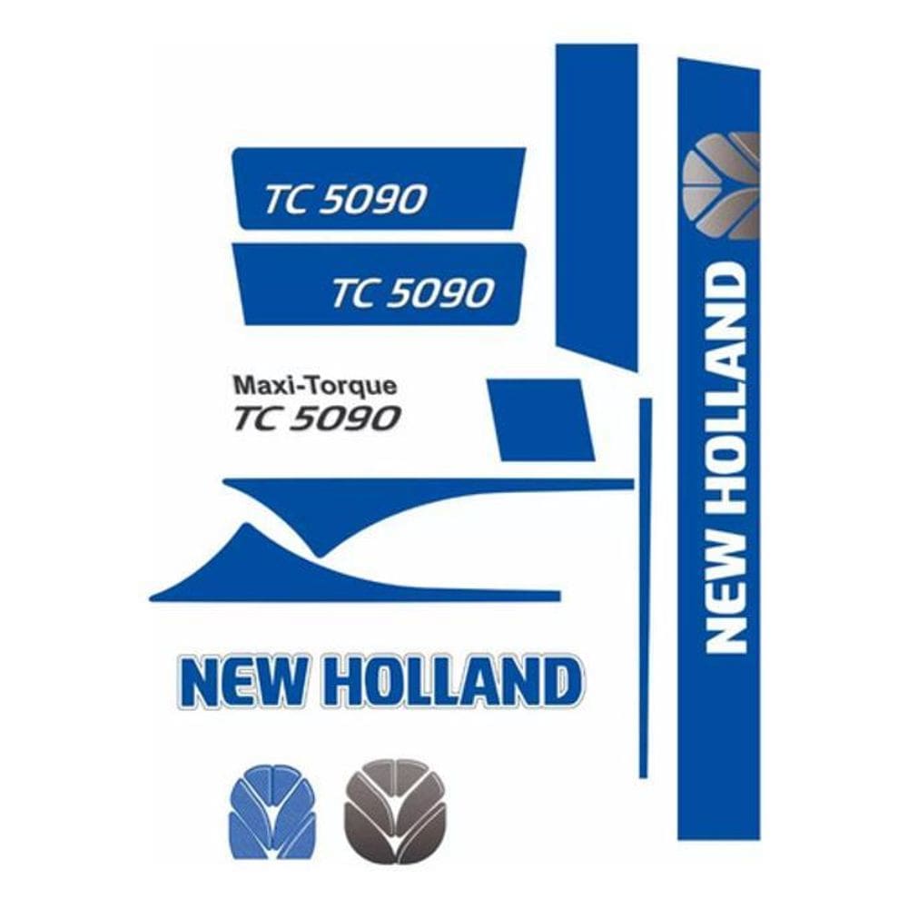 Kit Adesivos Colheitadeira Tc5090 5090 G2 Completo