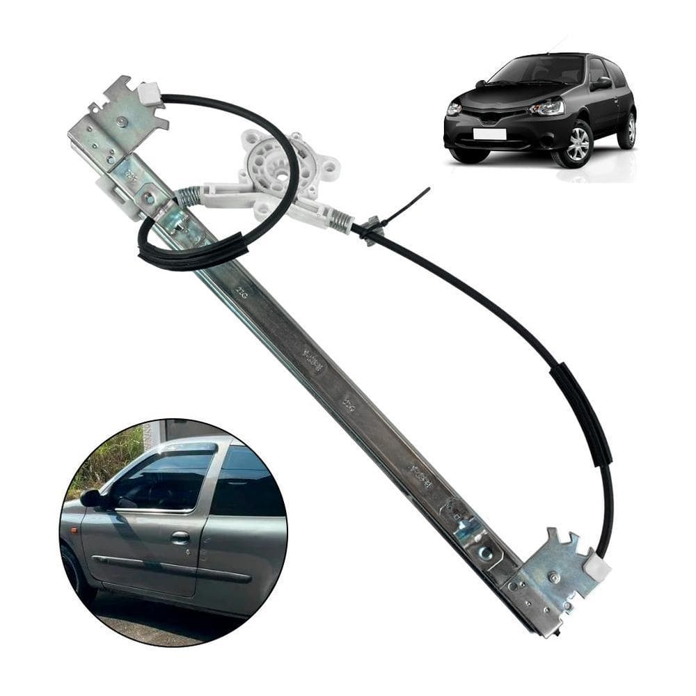 Máquina De Vidro Elétrica Esquerda Clio 2P Anos 1999 A 2016