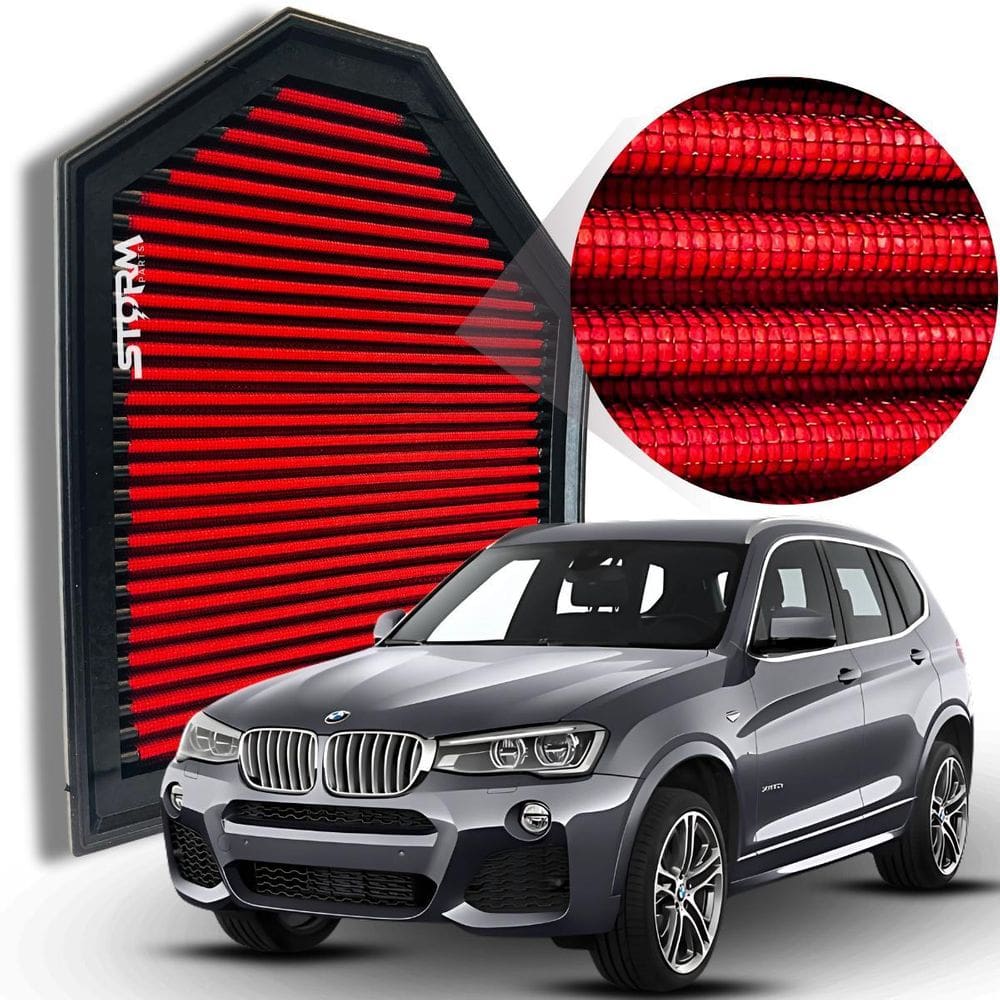 Filtro De Ar Esportivo Bmw X3 2.0 16V Turbo Ano 2012 A 2017
