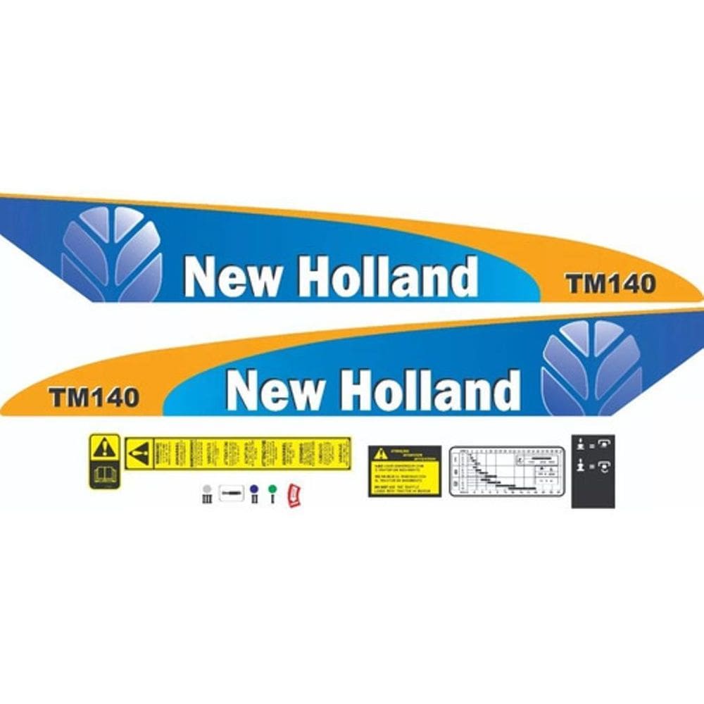 Kit Adesivos - New Holland Tm140 Para Máquinas Pesadas