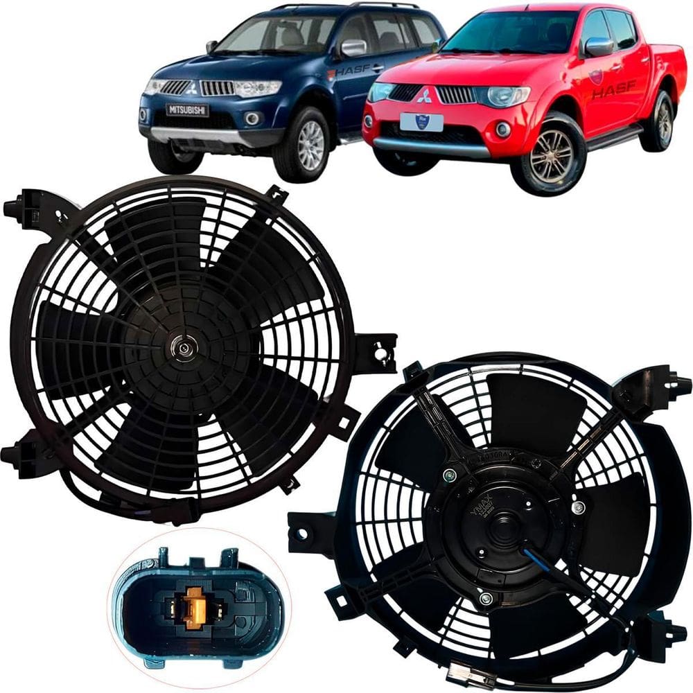 Eletro Ventilador Ventoinha Condensador L200 Triton Dakar