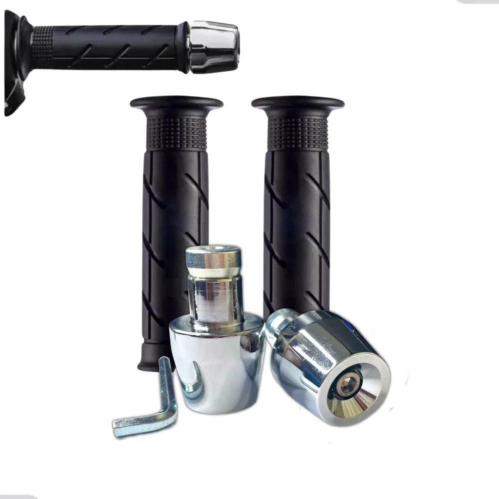 2X Kit Peso Pesinho Pcx 150 Guidao Oco Cromado Bucha + Manop