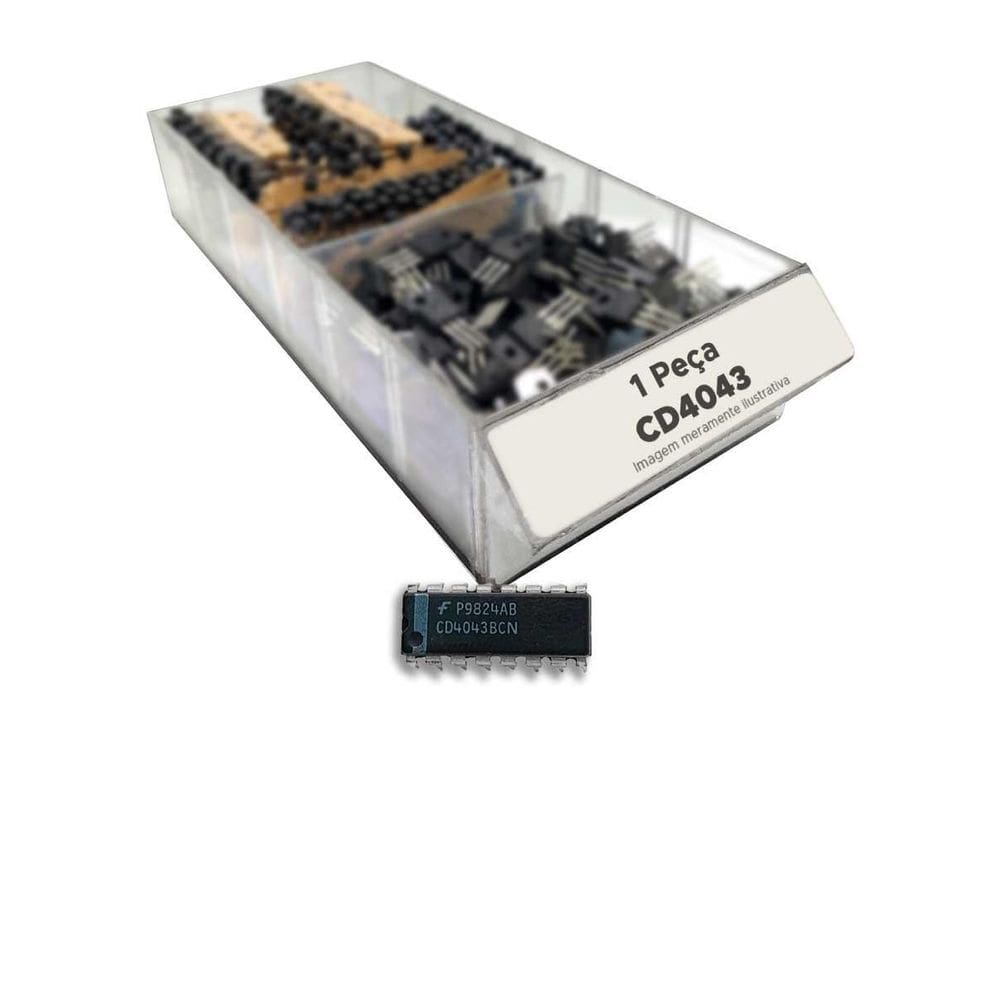 10X Circuito Integrado Cd4043 Cd 4043 - Dip16