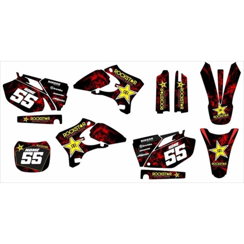 Kit Adesivo Moto Cross Trilha Yz 450F 250 2003 A 2005 Lm271