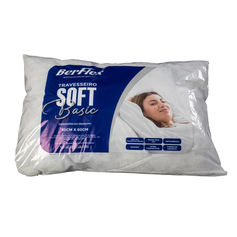 Travesseiro de Fibra Antialergico Tecido TNT