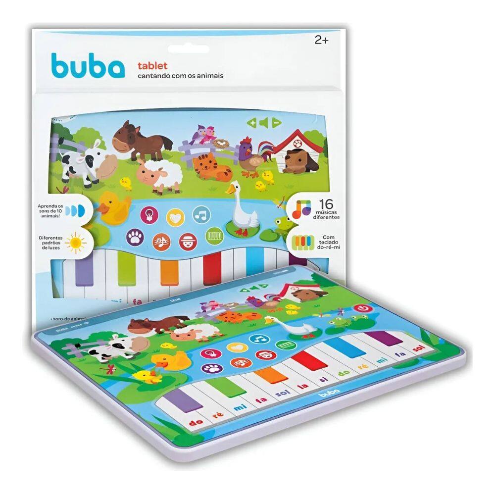 Tablet Educativo Cantando com os Animais Buba Infantil