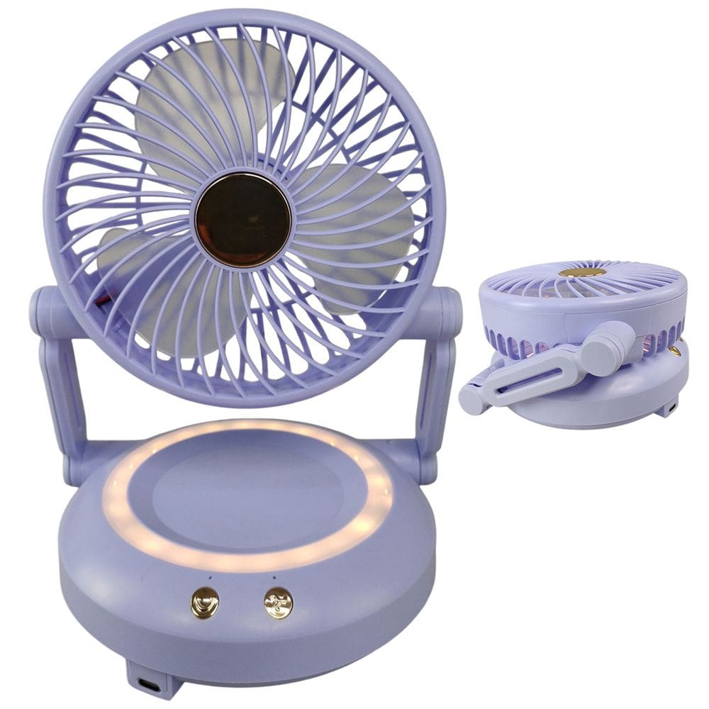 Ventilador Mesa Dobravel Portatil 3 Niveis Ajustavel Usb  Verao Sol Calor Escrivaninha Decoraçao Maquiagem