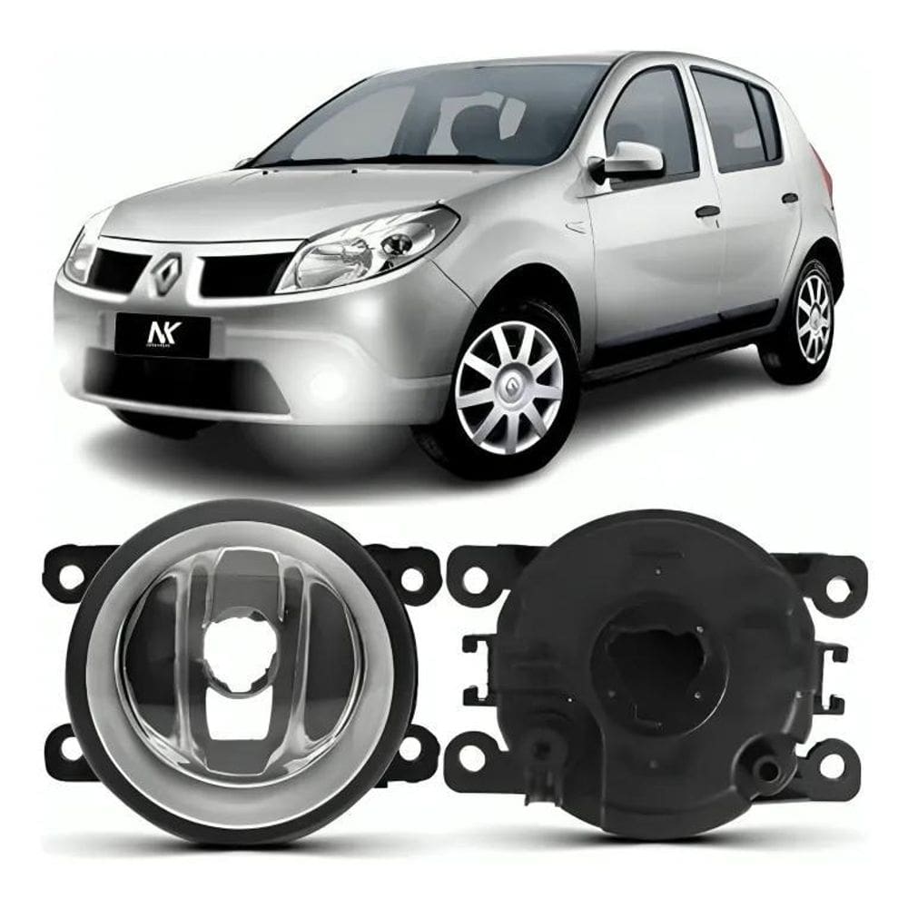 2X Farol Milha Sandero 2013