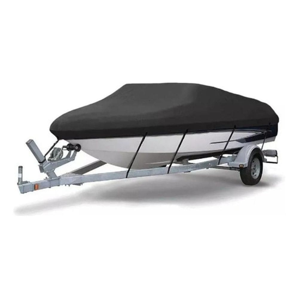 Capa Para Lancha Focker 222 Capota Baixa- Rip Stop Preto