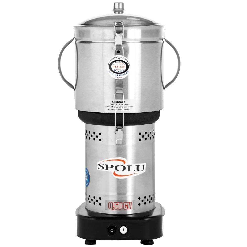 Cutter/Cortador Alto Desempenho 4L SPL200 Inox Spolu Bivolt