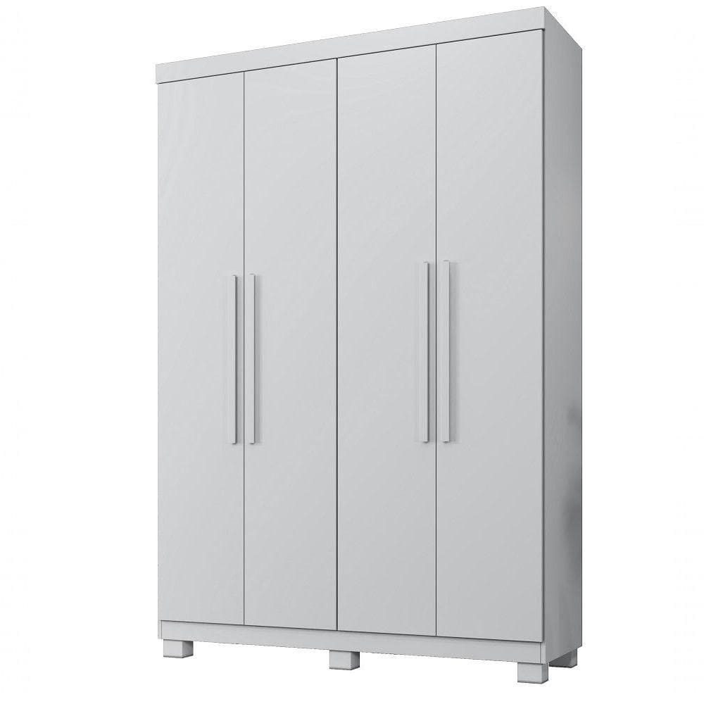 Roupeiro Milão 4 Portas 3 Gavetas Benetil Branco