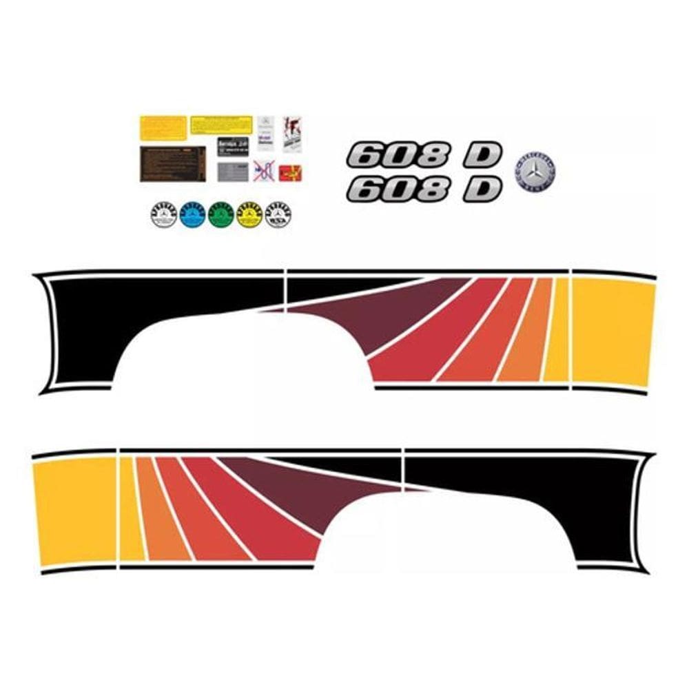 Kit Adesivo Decorativo Para Caminhão 608 D