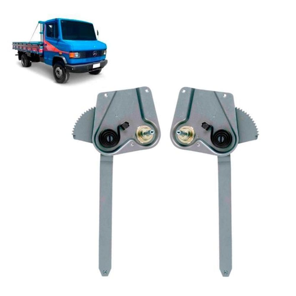 Par Maquina Vidro Manual Caminhão 608 1993 A 1990 Dir E Esq