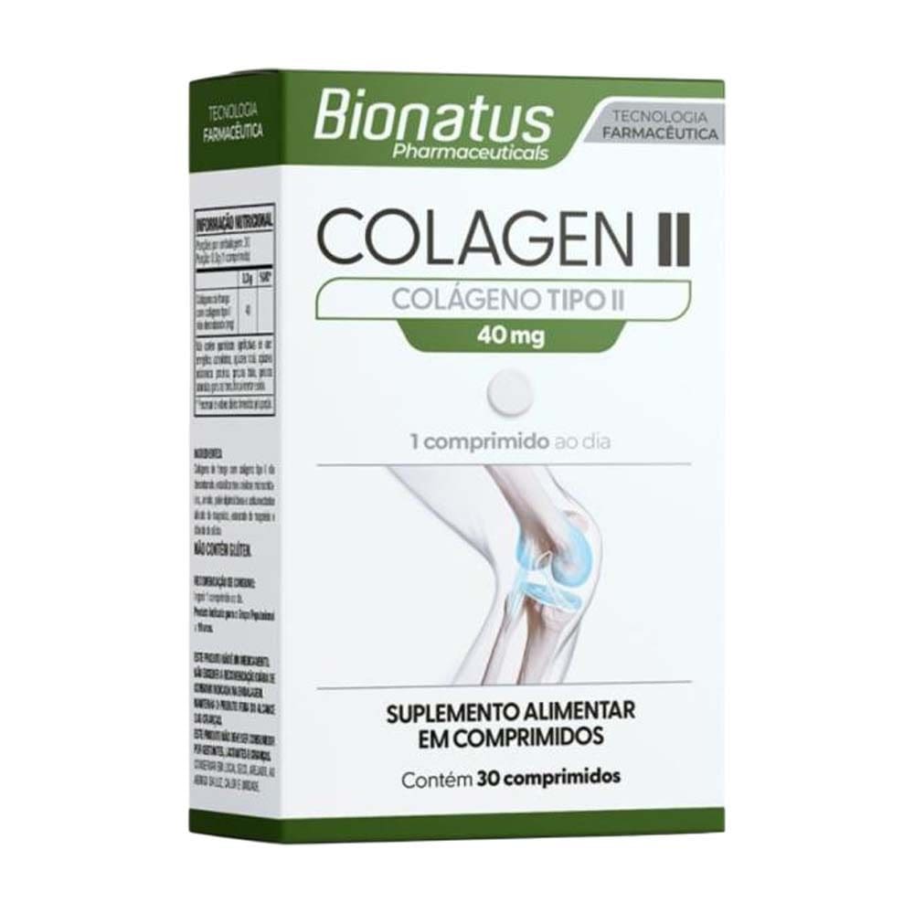 Colagen Colágeno Tipo Il 40mg Bionatus 30 Comprimidos